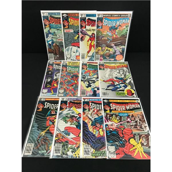 LOT OF 12 SPIDER-WOMAN COMICS - MARVEL COMICS
