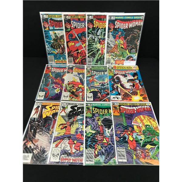 LOT OF 12 SPIDER-WOMAN COMICS - MARVEL COMICS