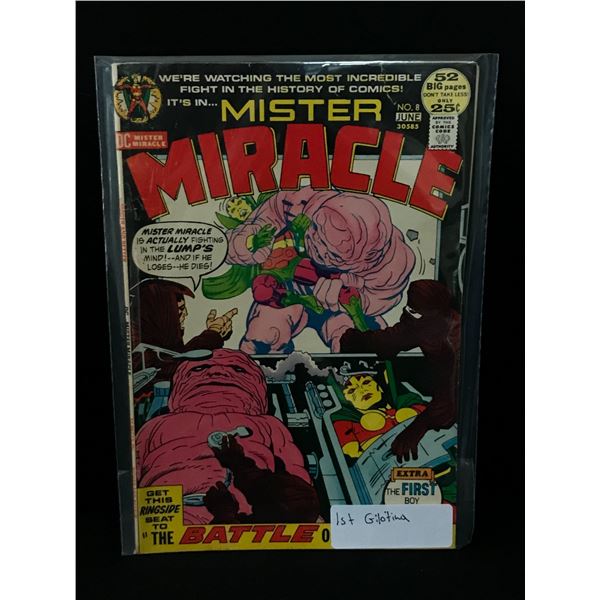 MISTER MIRACLE #8 1ST GILOTINA - DC COMICS