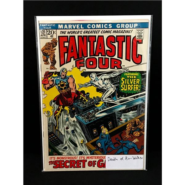 THE FANTASTIC FOUR #121 DEATH OF AIR WALKER - MARVEL COMICS