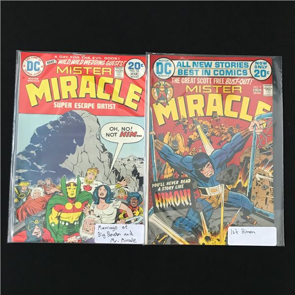 LOT OF 2 MISTER MIRACLE COMICS - MARVEL COMICS