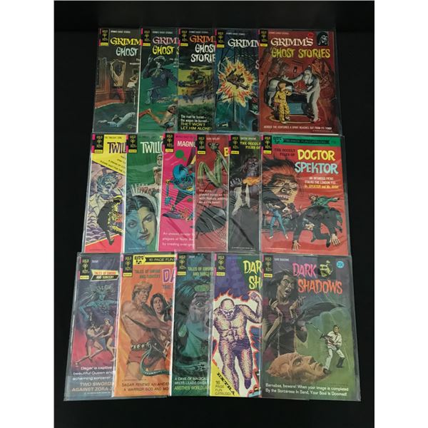 LOT OF 16 MIXED TITLE COMICS - GOLD KEY COMICS