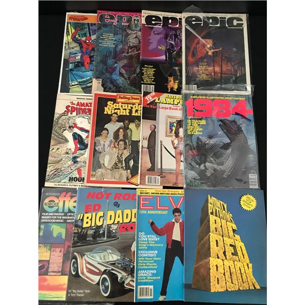 LOT OF 12 MIXED TITLE MAGAZINES