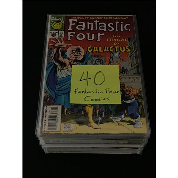 LOT OF 40 FANTASTIC FOUR COMICS - MARVEL COMICS