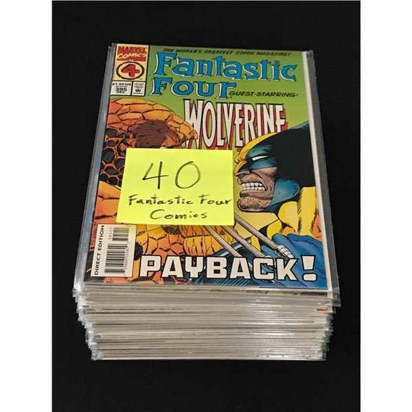 LOT OF 40 FANTASTIC FOUR COMICS - MARVEL COMICS