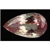 24ct Natural Pear Cut Imperial Pink Kunzite Appraisal Estimate $9600 (GEM-17901)