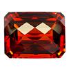 32.59ct Emerald Cut Orange Red Citrine  (GEM-23210)