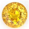 .5Ct Round Cut Top AAA Yellow Sapphire  (GMR-0736)