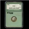 1956 Roosevelt Dime Coin Graded Super GEM (COI-3520)