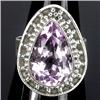 34.97ct Enchanting Real Top Rich Pink Amethyst Sterling Ring   (JEW-1857)