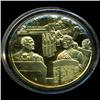 .75oz Franklin Mint PR70 DCAM 24k plated Sterling Silver Round History of the American Presidency F.