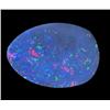 3.87ct Australian Black Opal Doublet Full Fire (GEM-22626A)