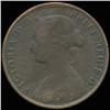 1862 British Victoria Halfpenny Circulated (COI-7245)
