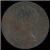 1749 US Colonial British George II Halfpenny XF details (COI-7168)