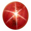 Image 1 : 5.25ct Extreme Pink Red Star Ruby Oval (GEM-22704)
