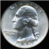 1950 Washington 25c Silver Quarter Coin Graded GEM (COI-6823)