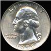1958 Washington 25c Silver Quarter Coin Graded GEM (COI-6838)