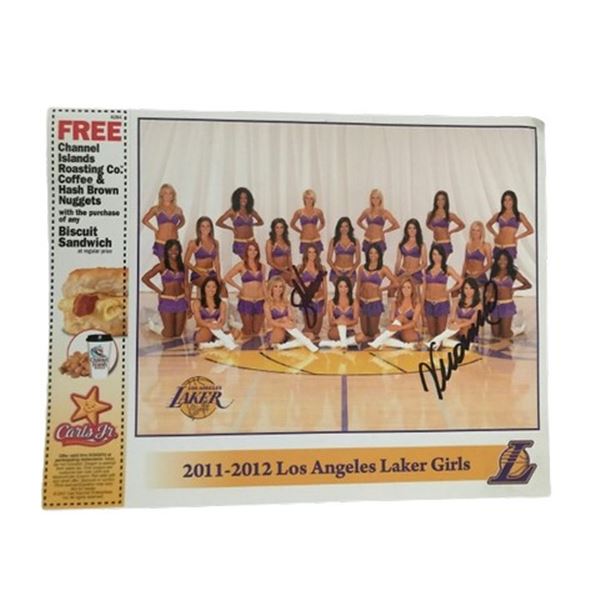 2011 to 2012 Los Angeles Laker Girls Signed Photo