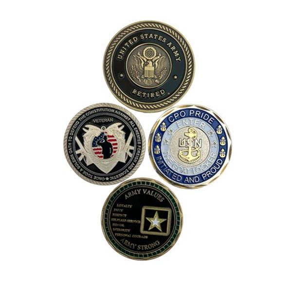 The Dog Military Challenge Coins Movie Props
