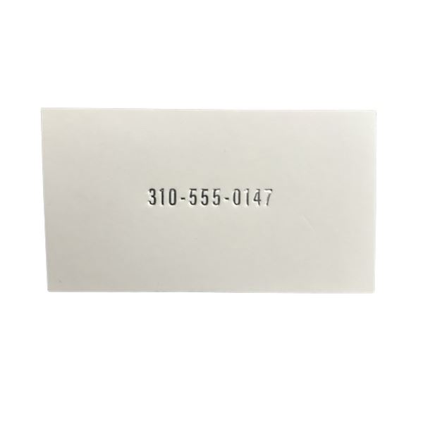 Good Luck, Have Fun, Don't Die Support Group Business Card Movie Props