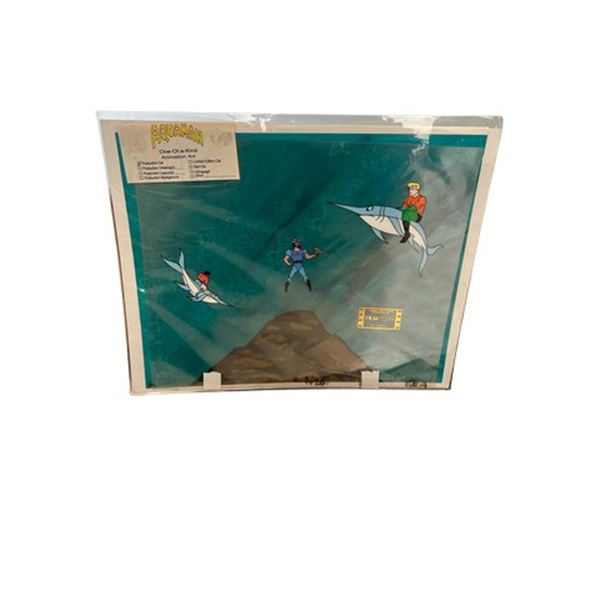 1974 Aquaman & Aqualad Battle Cel