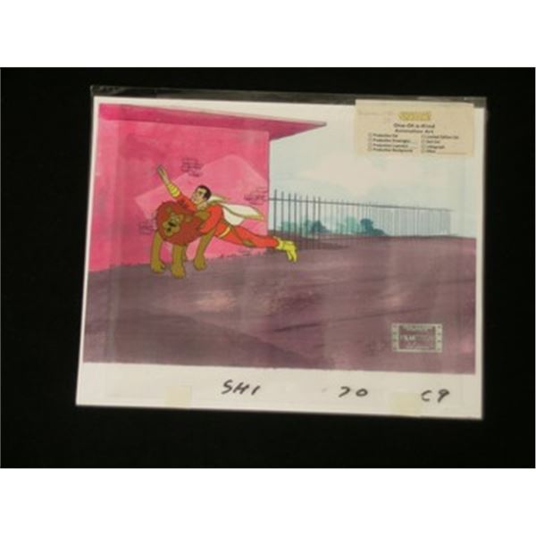 Shazam! Color Animation Cel