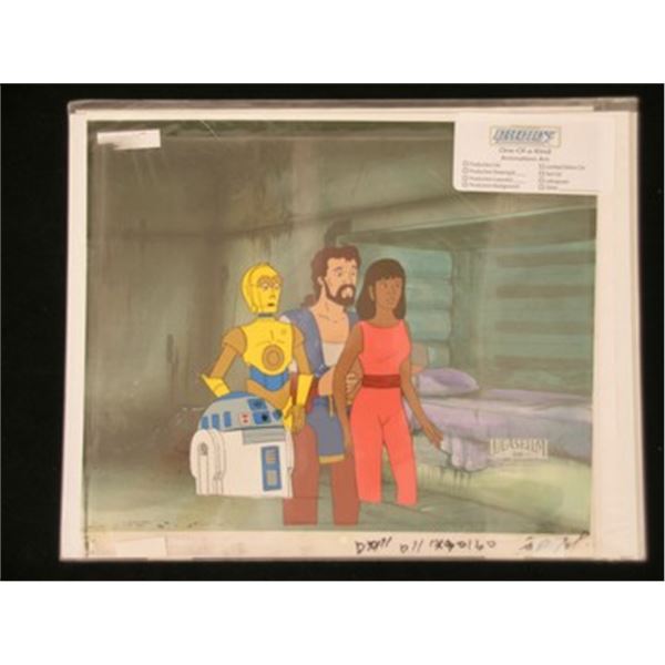 Star Wars: Droids Animation Cel & Pencil Sketch