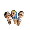 Image 1 : Set of 3 Porcelain Vintage Pouring Stoppers
