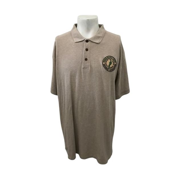 The Tick Frances Peacock Center Superhero Deprogramming Polo Shirt