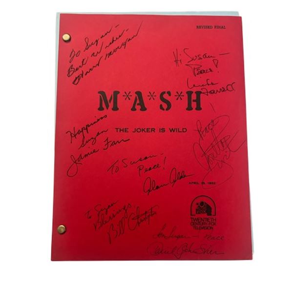 M.A.S.H. "The Joker Is Wild" Multi-Signed Script