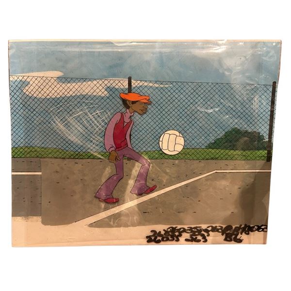 Fat Albert Animation Cel & Drawing
