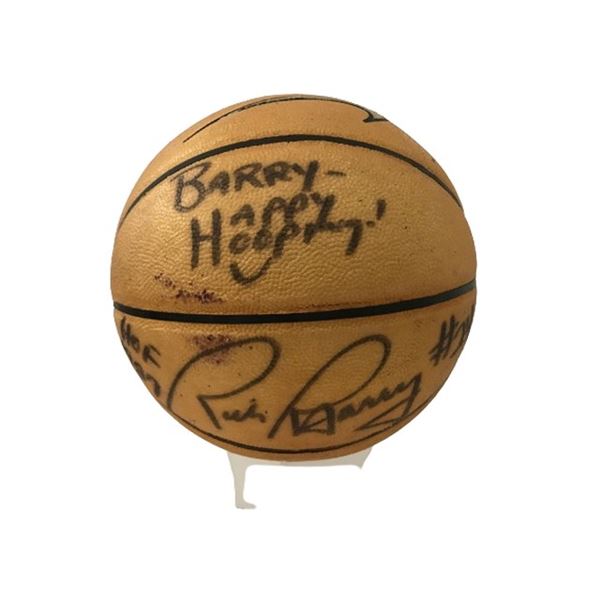 Rick Barry Signed Basketball