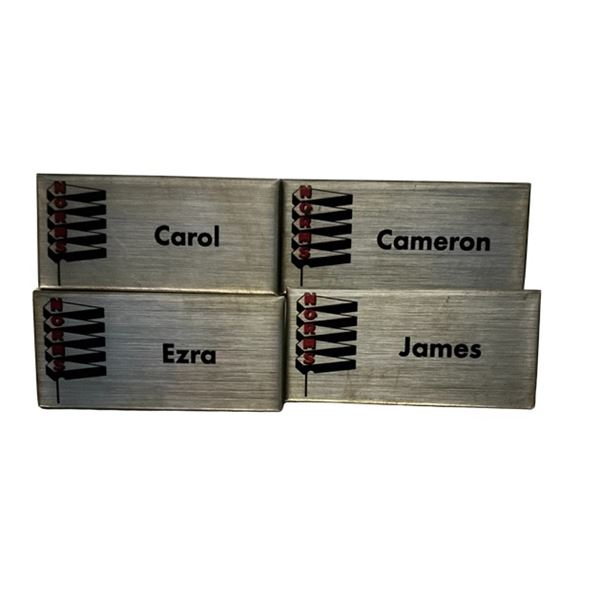 Good Luck, Have Fun, Don't Die Norms Waitstaff Name Badges Lot Movie Props