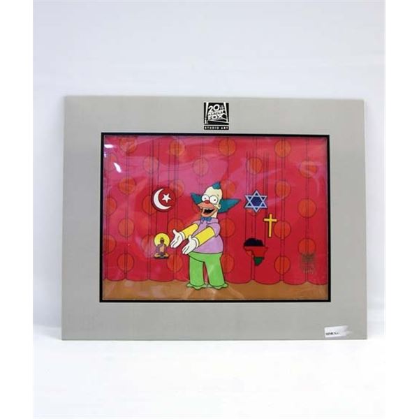 "The Simpsons" hand-painted cel