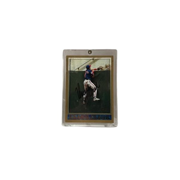 Orlando Merced Toronto Blue Jays Signed Topps Card