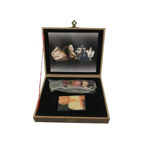 Marilyn Monroe Lighter/Switchblade Collectible Set