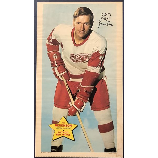 1971-72 O-PEE-CHEE NHL POSTERS TEST ISSUE - RED BERENSON
