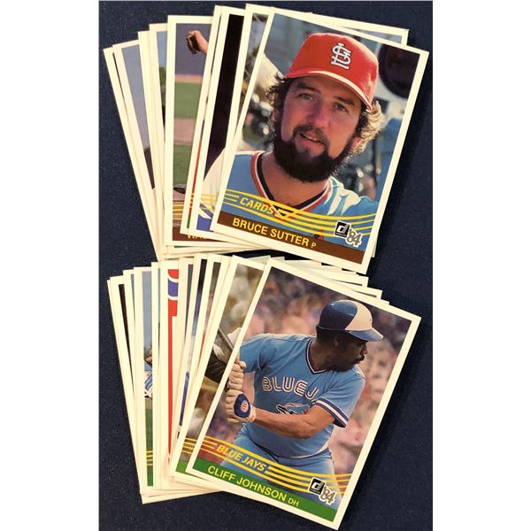 1984 DONRUSS BASEBALL COLLECTION (25)