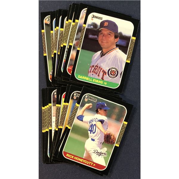 1987 DONRUSS BASEBALL COLLECTION (25)