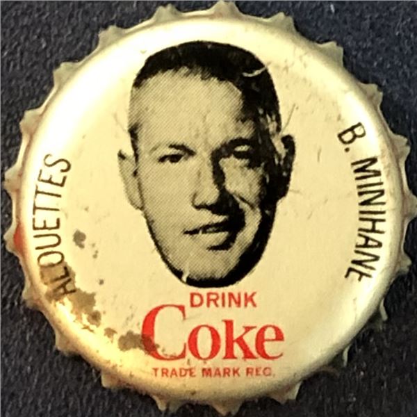 1965 COCA COLA CFL BOTTLE CAPS - BOB MINIHANE