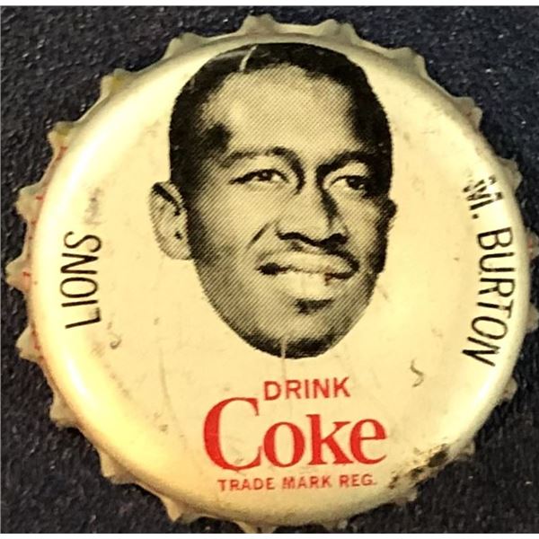 1965 COCA COLA CFL BOTTLE CAPS - MACK BURTON