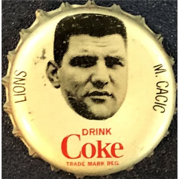 1965 COCA COLA CFL BOTTLE CAPS - MIKE CACIC