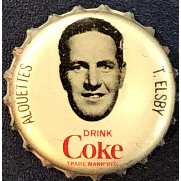 1965 COCA COLA CFL BOTTLE CAPS - TED ELSBY