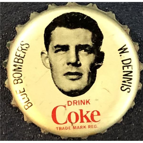 1965 COCA COLA CFL BOTTLE CAPS - WAYNE DENNIS