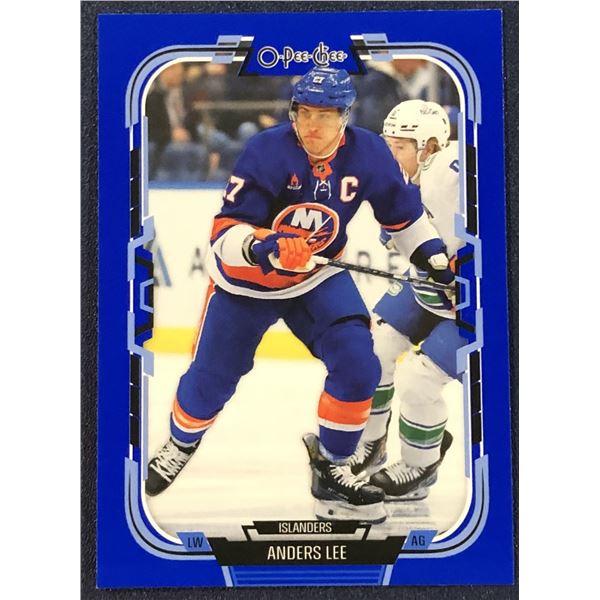2025-26 O-PEE-CHEE BLUE BORDER PARALLEL ANDERS LEE