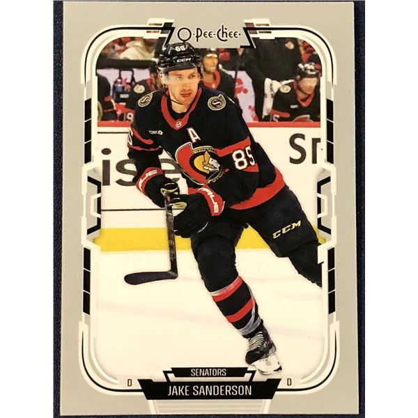 2025-26 O-PEE-CHEE JAKE SANDERSON