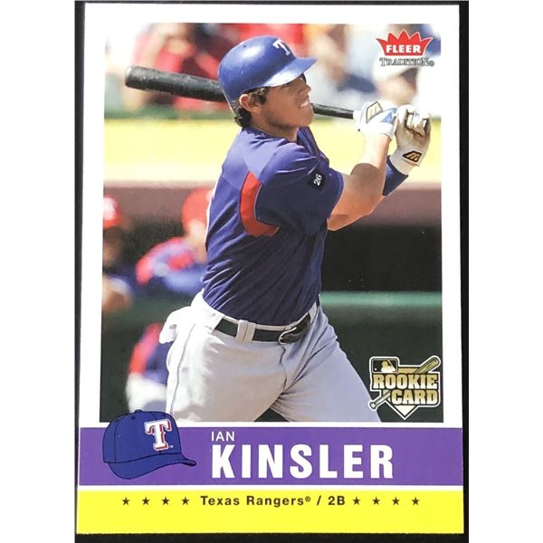 2006 FLEER IAN KINSLER ROOKIE CARD