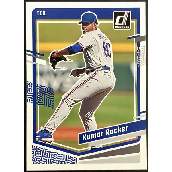 2023 DONRUSS KUMAR ROCKER ROOKIE CARD