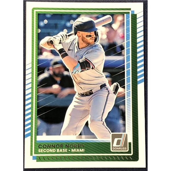 2025 DONRUSS BASEBALL CONNOR NORBY ROOKIE CARD
