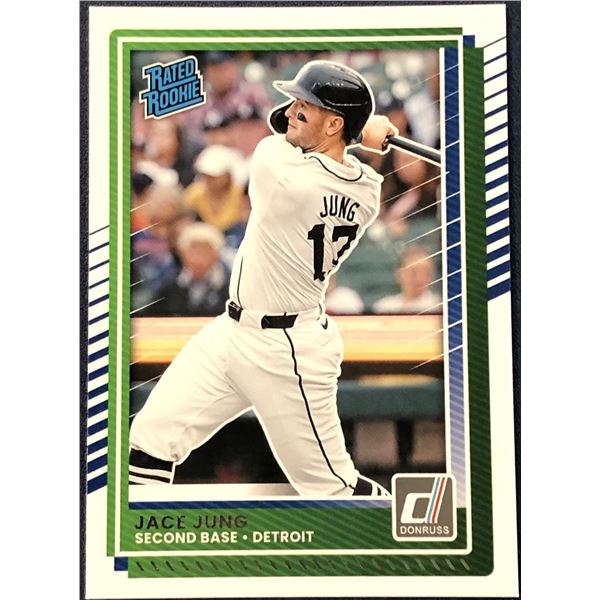 2025 DONRUSS BASEBALL JACE JUNG ROOKIE CARD